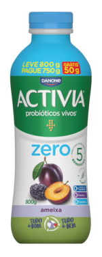 Activia Zero Líquido Ameixa 750G + 50G